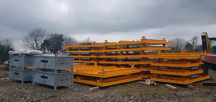 Matériels pour la réalisation de murs en béton